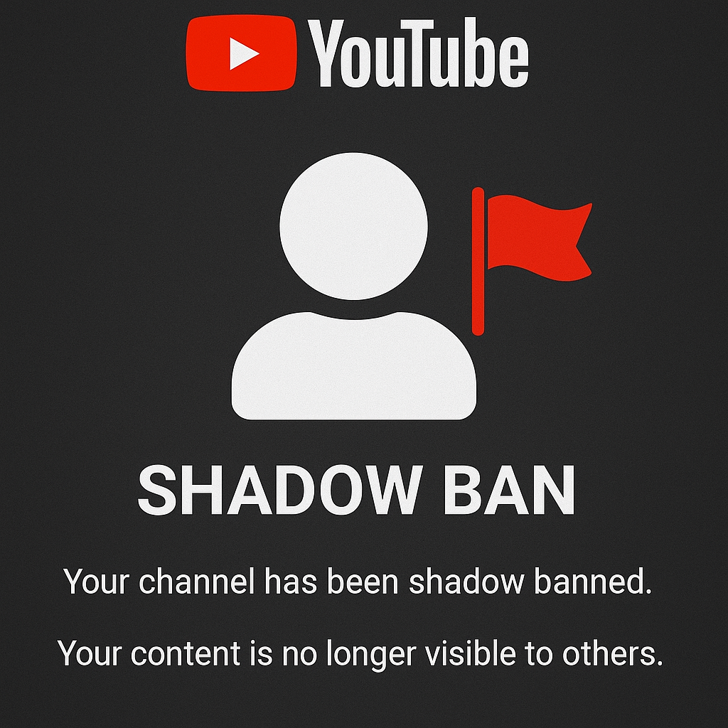 shadow ban faceless YouTube channel red flags YouTube Shadow Ban Warning