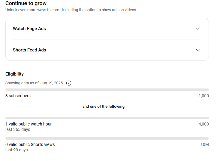 monetization review faceless YouTube channel red flags YouTube Monetization Progress