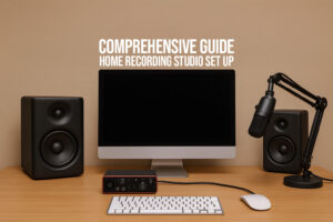 Featured Image blog post: Budget Home Recording Studio Setup: Pro Audio for Less Cash.